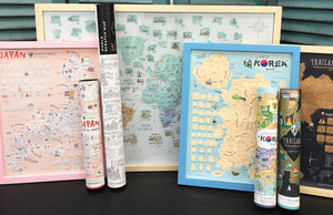 Frame Your Scratch Maps Now and Share All Your Great Travel Memories