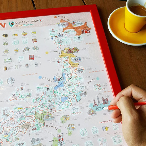 Good-Weather-Travel-Scratch-Map-Japan