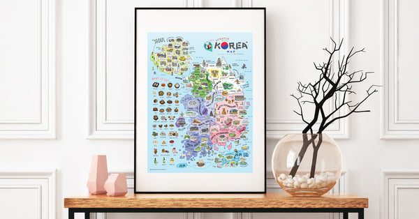 Korea-scratch-map
