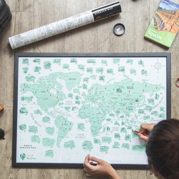 Good Weather World Scratch Travel Map Travel around the World deluxe luckies world travel map with pins europe uk small personalised rosegold Scratch off World Map travelization Scratch Traveling map Europe USA Online travel fun 刮刮地圖 刮刮樂 世界地圖 刮刮世界地圖