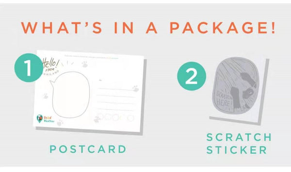 GW-GoodWeather-Scratch-Postcard-Scratchable-private-postcard-birthday card